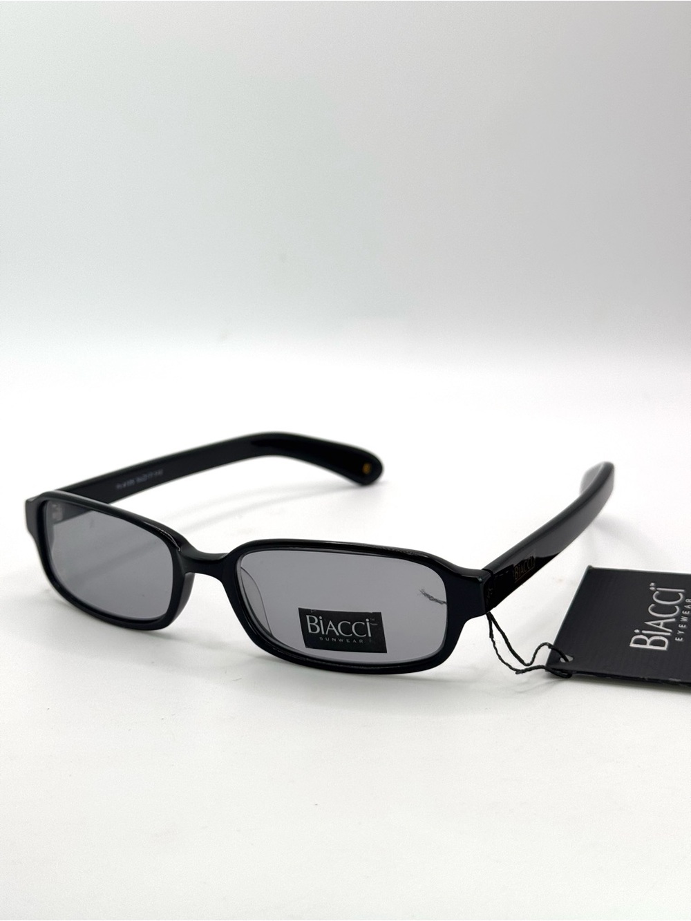 Men’s Black Rectangular Sunglasses